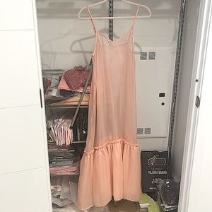 See through Maxi Dress